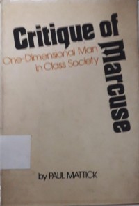 Critique of Marcuse