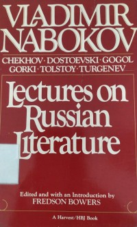 Lectures on Russian Literature