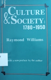 Culture & Society: 1780-1950