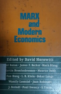 Mark and Modern Economics