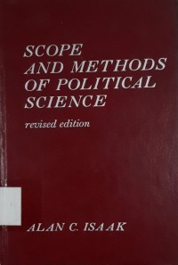 Scope and Methods of Political Science