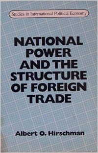 National Power and The Structure of Foreign Trade