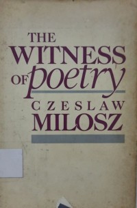 The Witness of Poetry