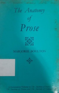 The Anatomy of Prose