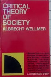 Critical Theory of Society