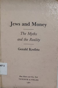 Jews and Money: The Myths and The Reality