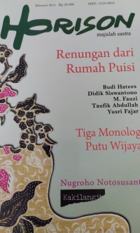 Horison: majalah sastra Tahun XLIX, No. 2  Februari 2015