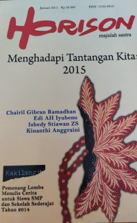 Image of Horison: majalah sastra Tahun XLIX, No. 1  Januari 2015