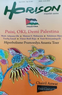 Horison: majalah sastra Tahun L, No. 4  April 2016