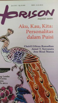 Horison: majalah sastra Tahun XLIX, No. 6  Juni 2015