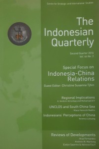 The Indonesia Quarterly Second Quarter 2016 Vol. 44 No. 2