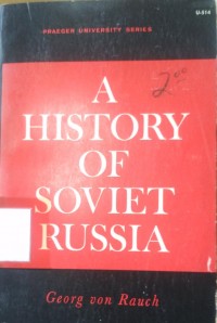 A History of Soviet Russia