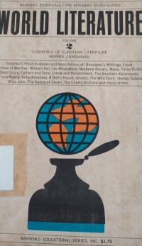 Image of Essentials of European Literature: a guide to great books