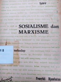 Sosialisme dan Marxisme: suatu kritik terhadap Marxisme