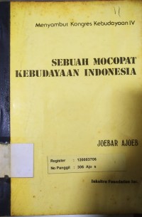 Sebuah Mocopat Kebudayaan Indonesia