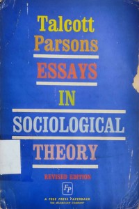 Essays In Sociological Theory