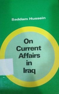 On Current Affairs In Iraq