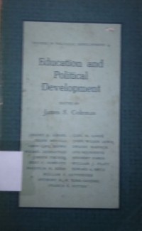 Education and Political Development