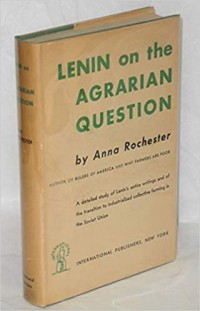 LENIN on the Agrarian Question