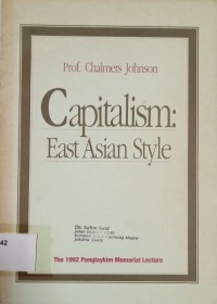 Capitalism : East Asian Style