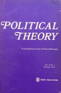 Political Theory an International Journal of Political Philosophy