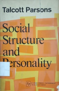Social structure and personality