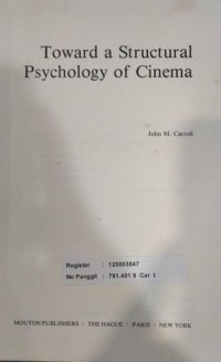 Toward a Structural Psychology of Cinema