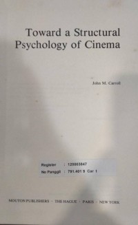 Toward a Structural Psychology of Cinema