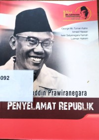 Sjafruddin Prawiranegara Penyelamat Republik