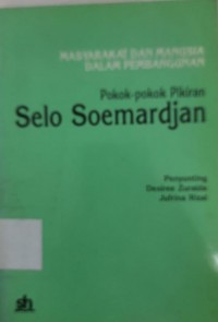 Masyarakat dan Manusia dalam Pembangunan Pokok-Pokok Pikiran Selo Soemaedjan