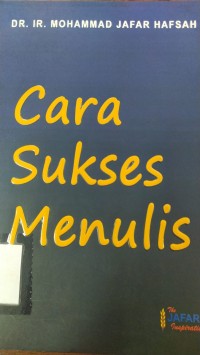 Cara Sukses Menulis