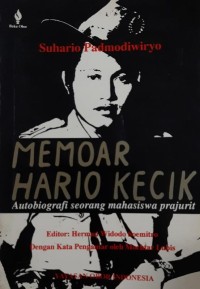 Memoar Hario Kecik: Autobiografi seorang mahasiswa prajurit