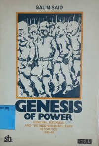 Genesis of power General Sudirman and the Indonesian military in politics 1945-46