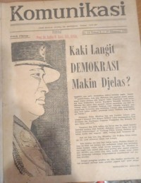 Komunikasi: No. 13 Tahun I- 10 Djanuari 1970