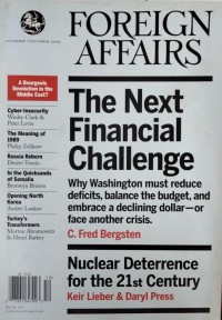 Foreign Affairs: November / December 2009 Volume 88 Number 6
