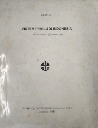 Sistem Pemilu Indonesia Bulan Januari sd Maret 1997