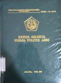 Kapita Selekta Sosial Politik ABRI