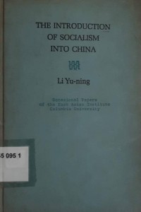 The introduction of socialism into China