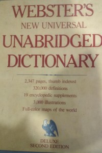 Webster's new universal unabridged dictionary