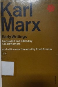 Karl Marx Early Writings