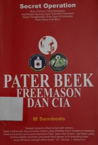 Pater Beek, Freemason dan CIA
