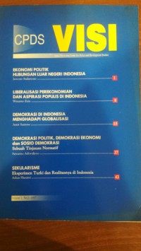 CPDS VISI Jurnal Dwiwulan Center for Policy and Development Studies