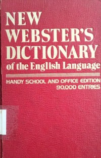 New Webster Dictionary Of The English Language