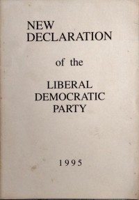 New Declaration of the Liberal Democratic Party